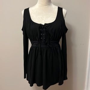 3 FOR $40 - Women’s open shoulder long sleeve top